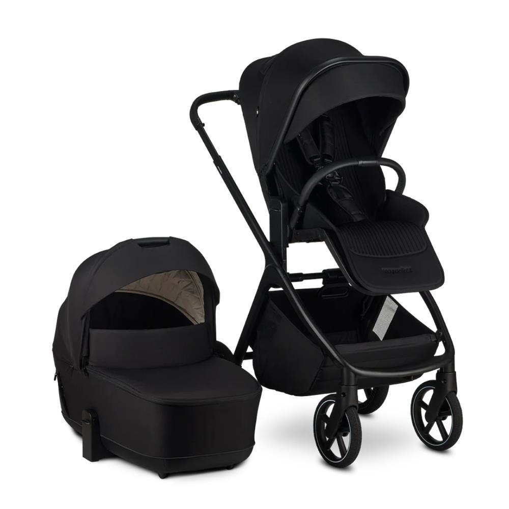 Easywalker Zoey Stroller + Carrycot Duo Pure Black