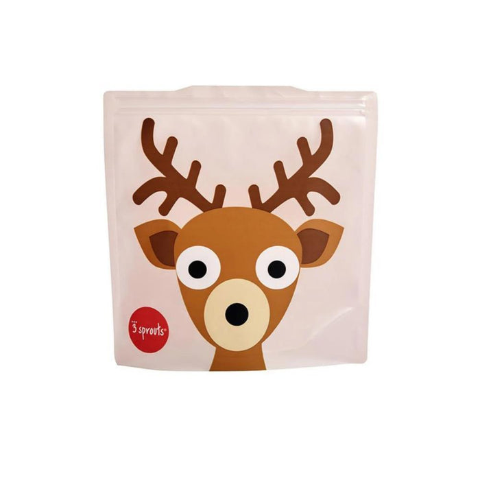 2 Bolsas Reutilizáveis para Alimentos 3Sprouts Veado
