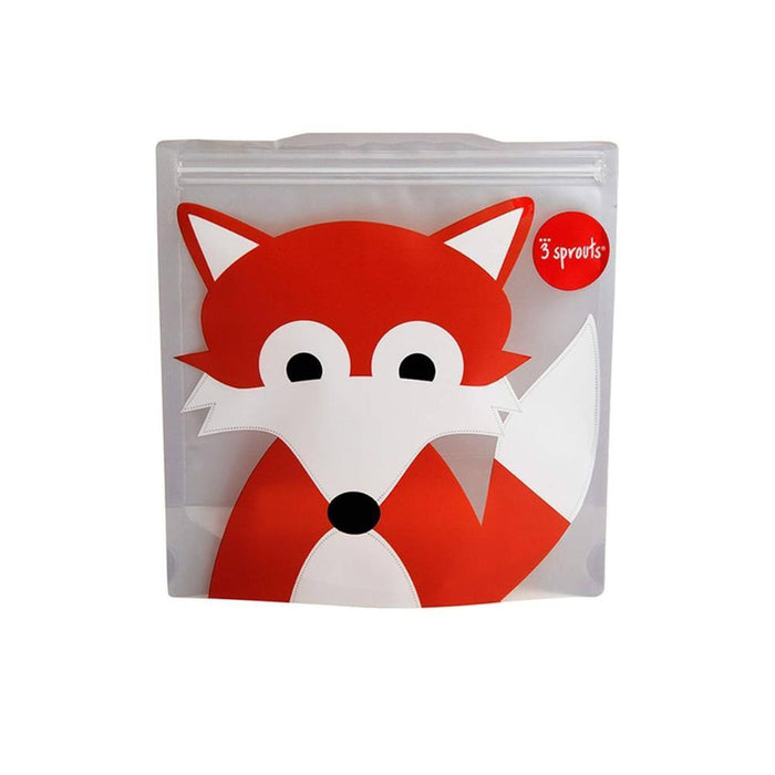 2 Bolsas Reutilizáveis para Alimentos 3Sprouts Raposa