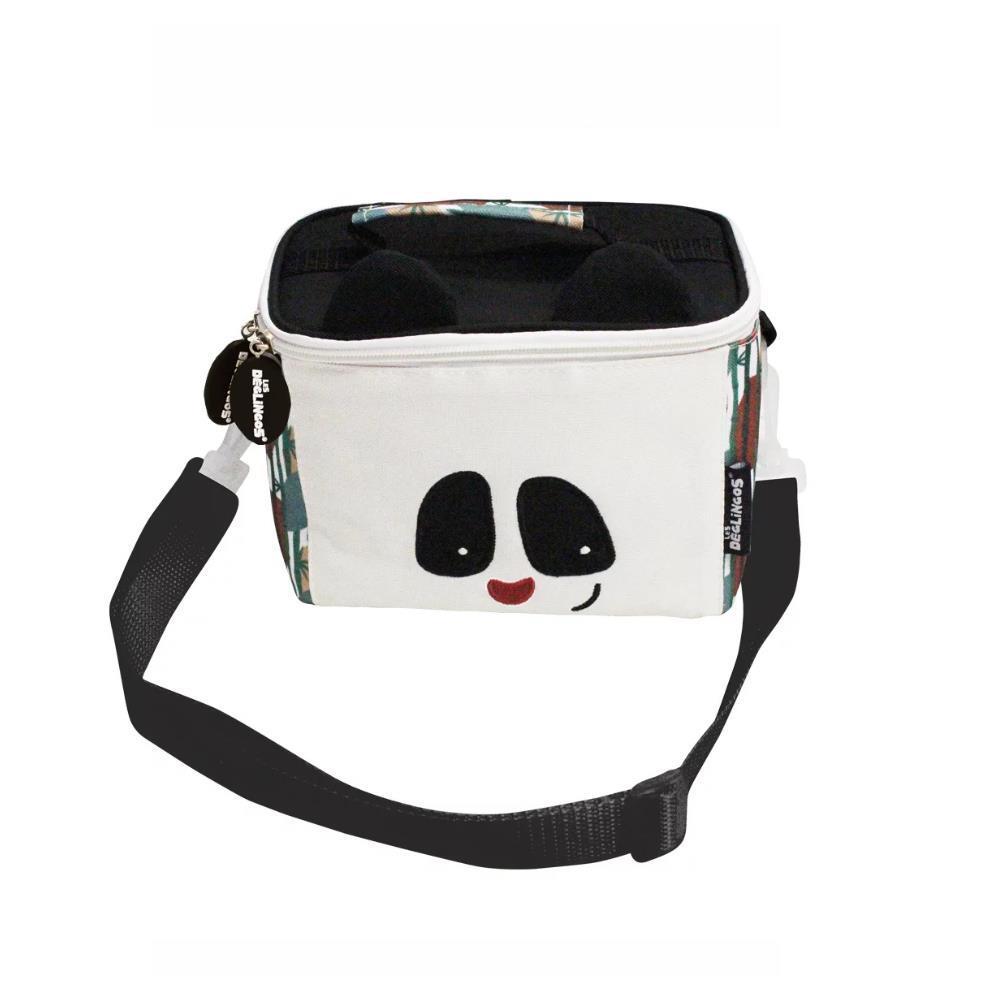 Les Déglingos Panda Insulated Lunch Bag with Handle