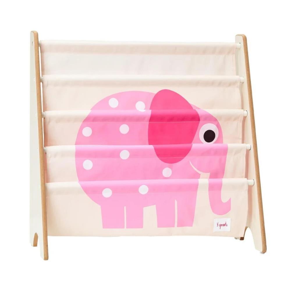 Estantería de tela con diseño de elefante de 3Sprouts