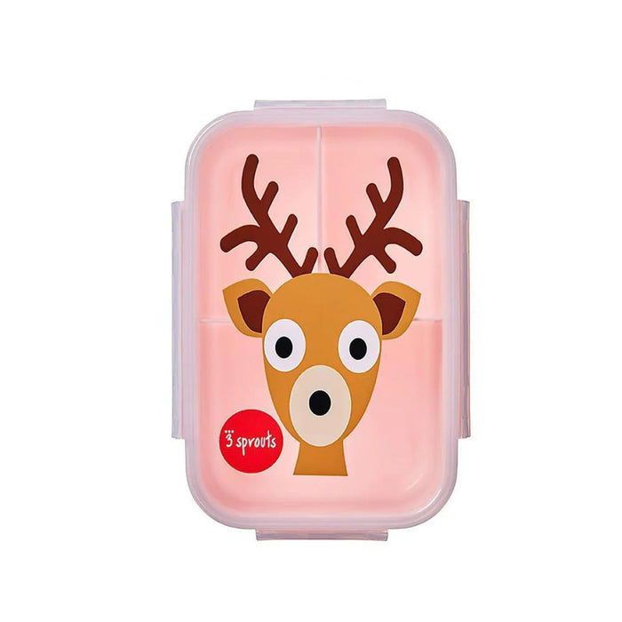 Caixa Lancheira com Divisórias 3Sprouts Veado 350ml