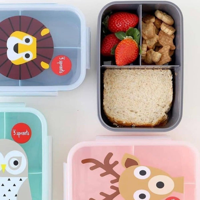 Caixa Lancheira com Divisórias 3Sprouts Veado 350ml