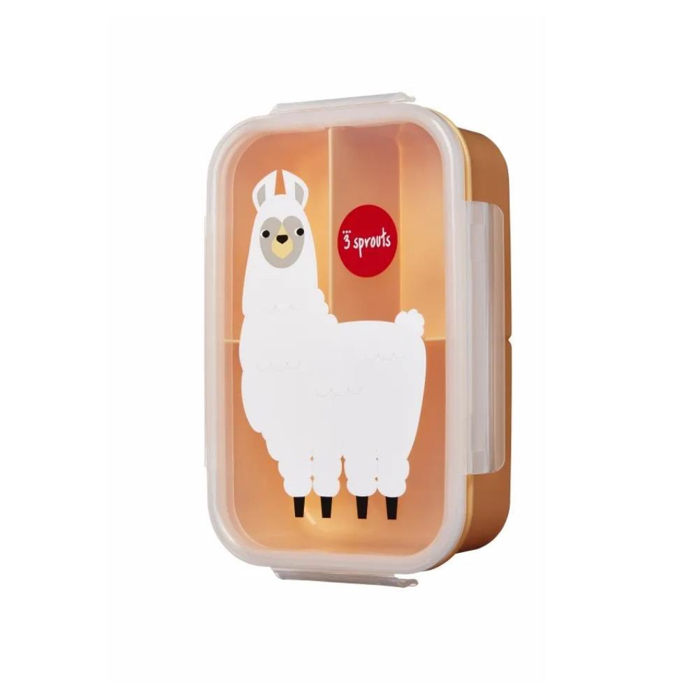 3Sprouts Llama Bento Box with Dividers 350ml