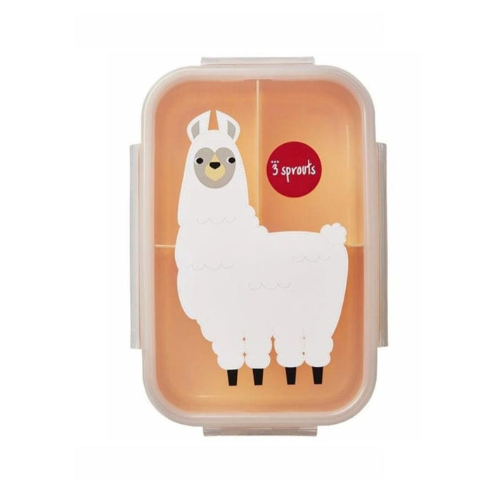 Caixa Lancheira com Divisórias 3Sprouts Lama 350ml
