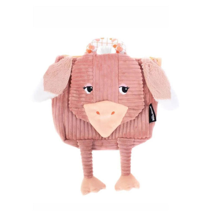 Mochila de Peluche Les Déglingos Avestruz 25cm
