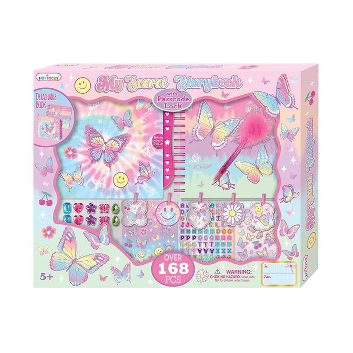 Set Diario Secreto Mariposas 168 Piezas