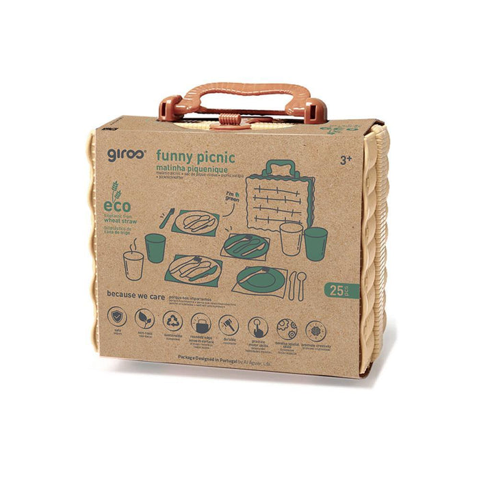Mala de Piquenique Giros Eco com Pratos e Talheres