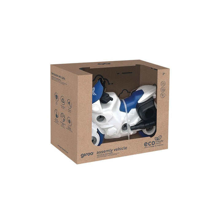 Mota da Polícia Giros Eco para Montar 15cm