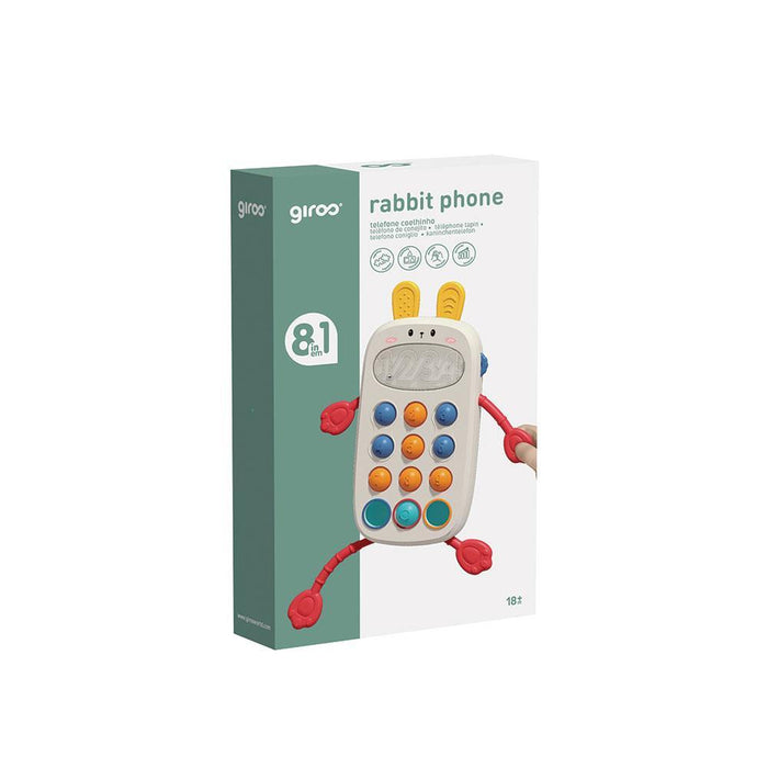 Telemóvel Coelho Interativo Sensorial 8em1 Giros