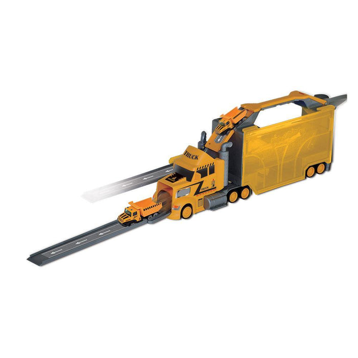 Construction Truck Case with Track and Cool Vehicles