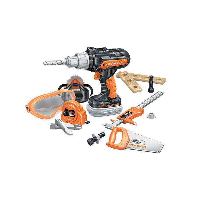 Mala de Ferramentas Giros com Berbequim Elétrico 16 Peças