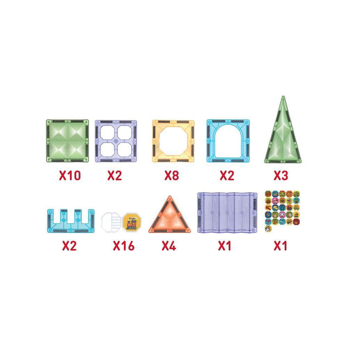 Construção Magnética Giros 3D Diamond 48 Peças