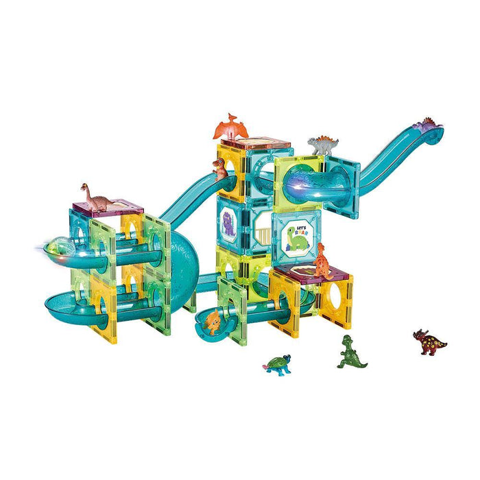 Labirinto Magnético Luminoso Giros 3D Dinos 73 Peças