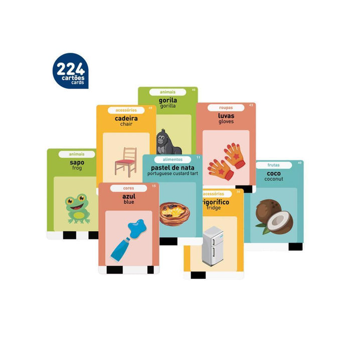 Jogo Giros Aprende Inglês Leitor de 224 Cartões