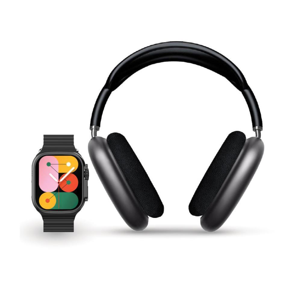 6-in-1 Stylish Smartwatch with Headphones