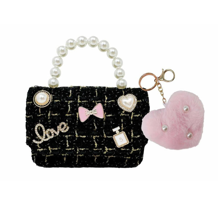 Mala Preta Tiny Hot Focus com Porta Chaves em forma de Coração