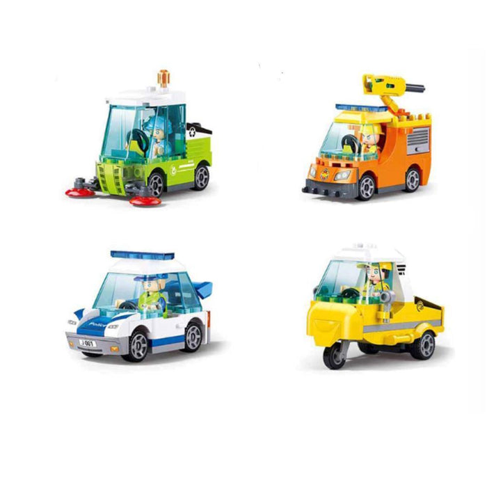 Sluban Mini Carros Metropolis 75 Peças