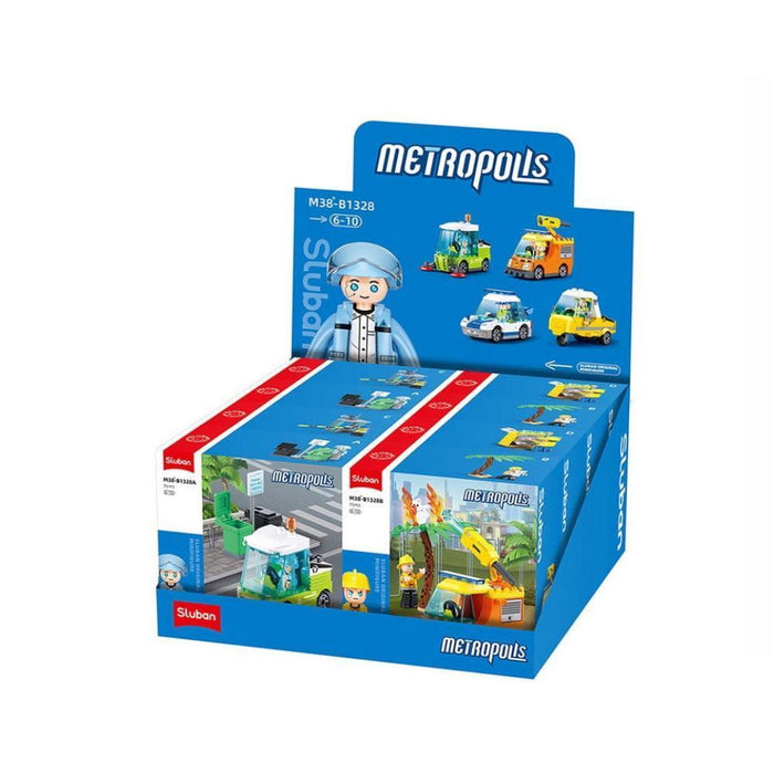 Sluban Mini Carros Metropolis 75 Peças