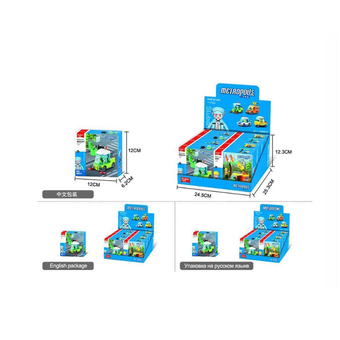 Sluban Mini Carros Metropolis 75 Peças