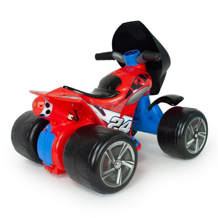 Moto 4 Elétrica Injusa Wrestler 6V Red