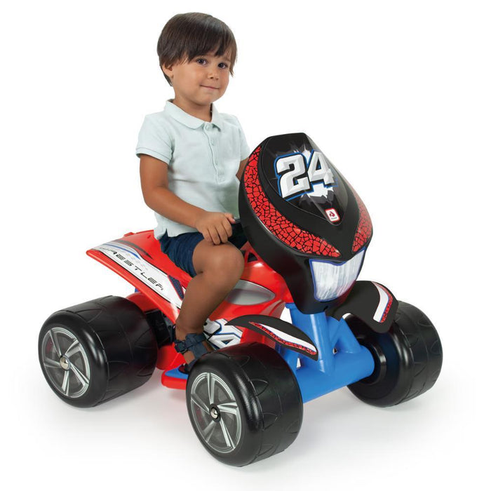 Moto 4 Elétrica Injusa Wrestler 6V Red