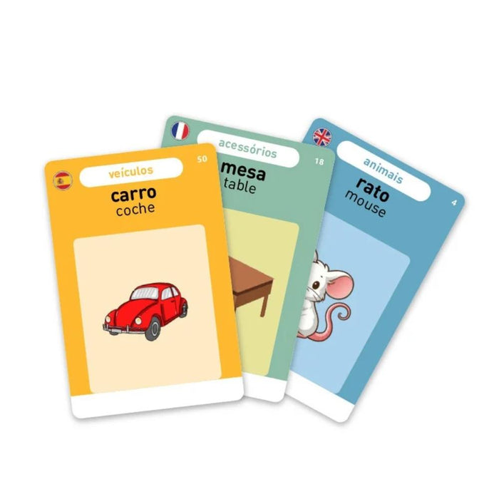 Leitor de Cartões Giros Aprender 3 línguas