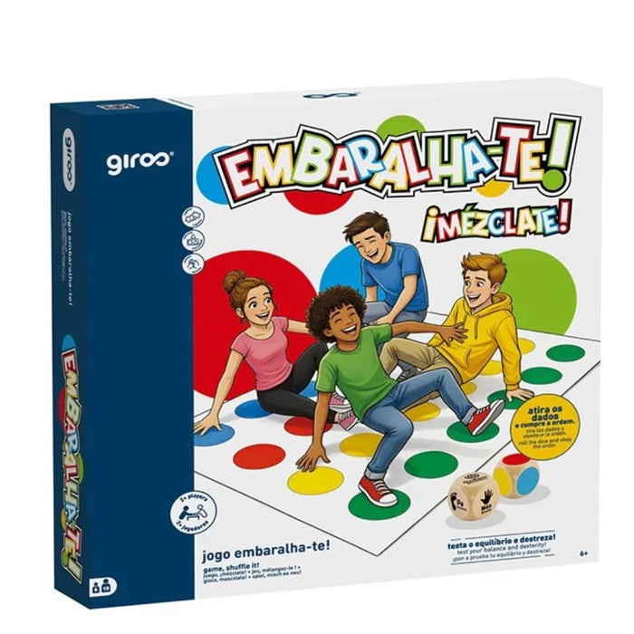 Jogo Giros Embaralha-te! com Tapete e Dados