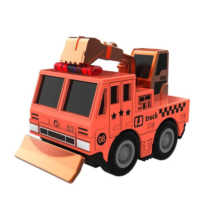 Veículo de Obras em Metal Giros Pull Back 8cm