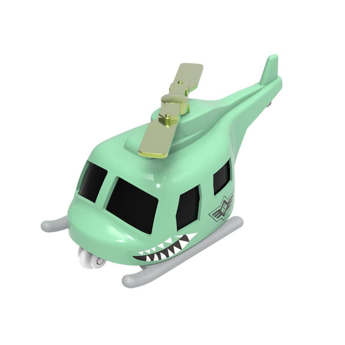 Avião/Helicóptero Giros Metal Pull Back 8cm