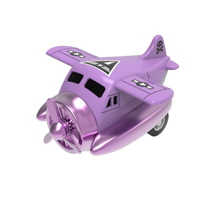Avião/Helicóptero Giros Metal Pull Back 8cm