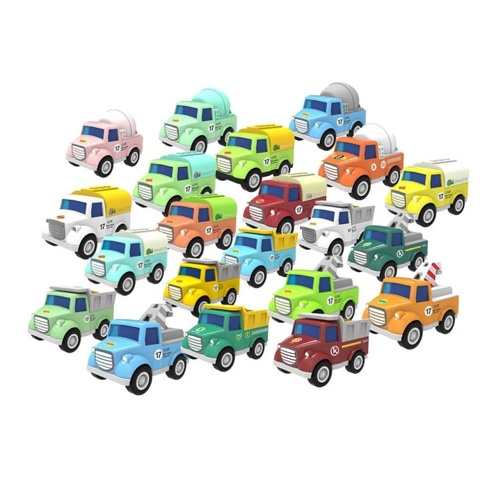 Carrinha em Metal Giros Pull Back 7cm