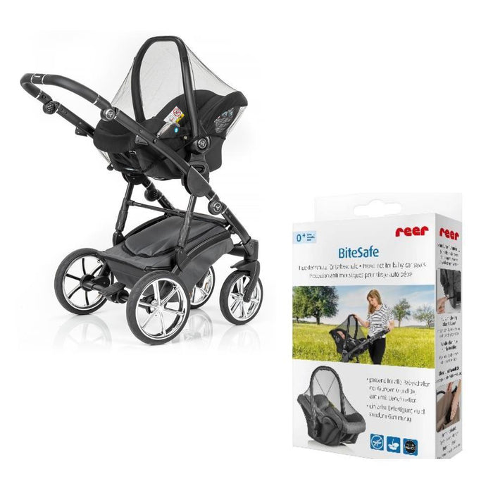 Rede Mosquiteira Bite Safe para Cadeira Grupo 0 Reer Preto