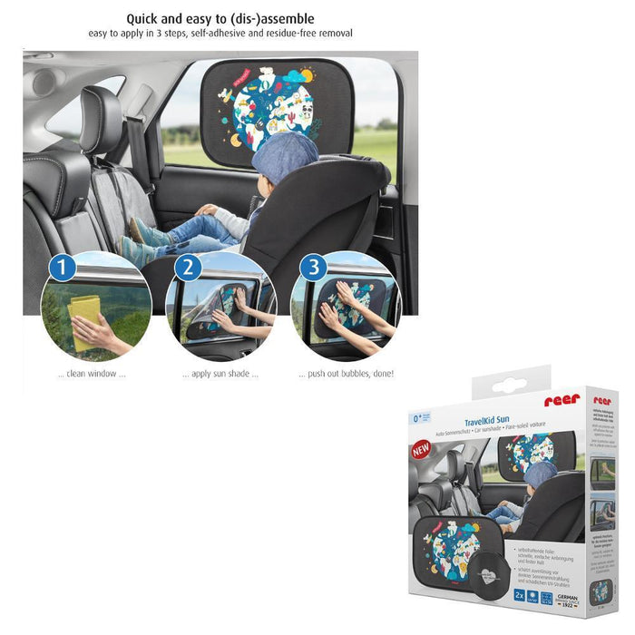 2 Tapa Sol sem Ventosa Reer Bon Voyage 51 x 34 cm