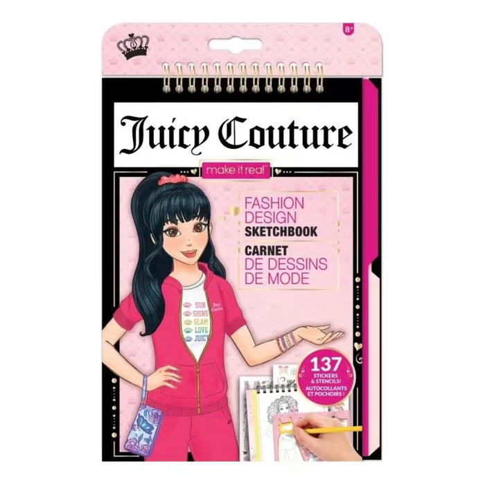 Caderno de Desenhos Make It Real Juicy Couture