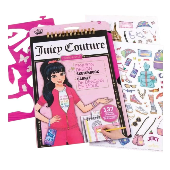 Caderno de Desenhos Make It Real Juicy Couture
