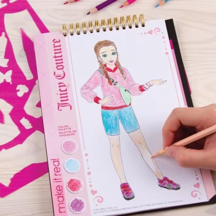 Caderno de Desenhos Make It Real Juicy Couture