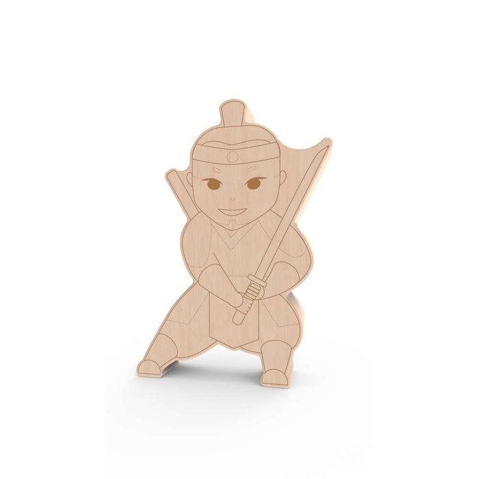 Figura de Madera para Pintar Samurai