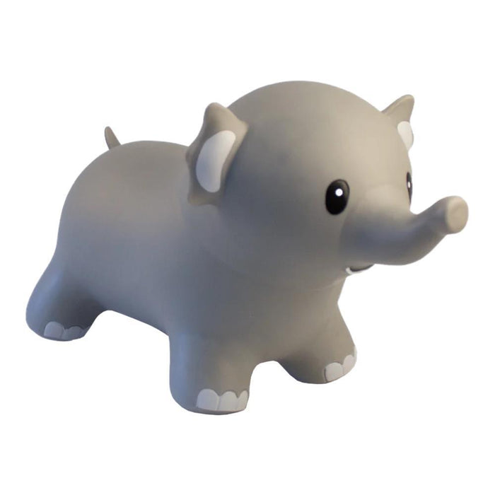 Elefante saltador gris