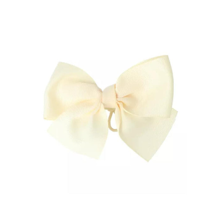 Laço com Elástico Creme 11cm