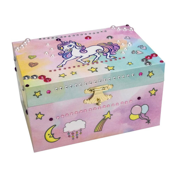Joyero Musical Unicornio con Pegatinas