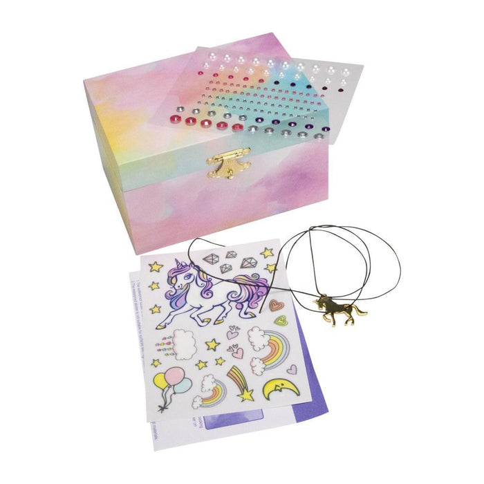 Joyero Musical Unicornio con Pegatinas