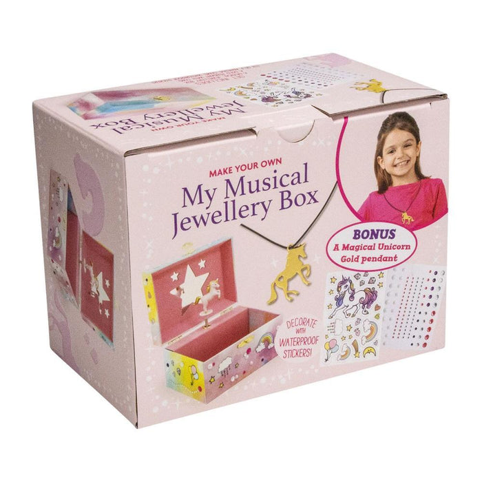 Joyero Musical Unicornio con Pegatinas
