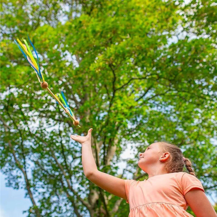 Vara com Fitas de Ginástica Rítmica Twirl Stick