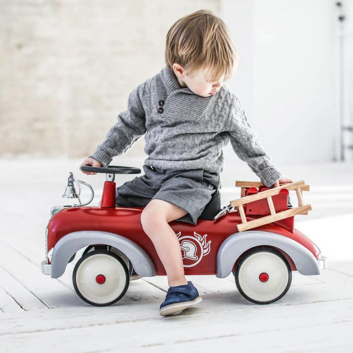 Carro de Bombeiros Ride-On em Metal Baghera Speedster Red