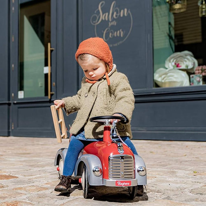 Carro de Bombeiros Ride-On em Metal Baghera Speedster Red