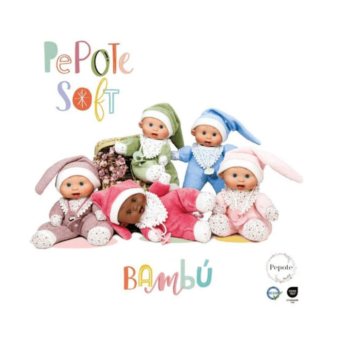 Boneca Pepote Nines D´Ónil Soft Bambu 26 cm