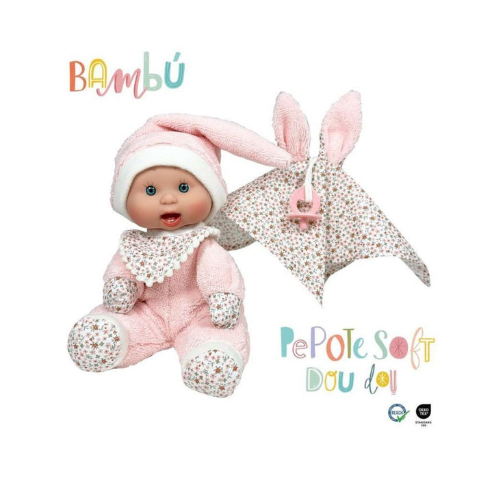 Boneca Pepote Nines D´Ónil Soft Bambu 26 cm