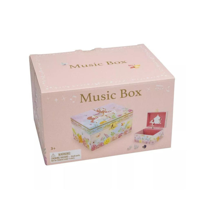 Caixa Jóias Musical Gico Unicórnio com Flores