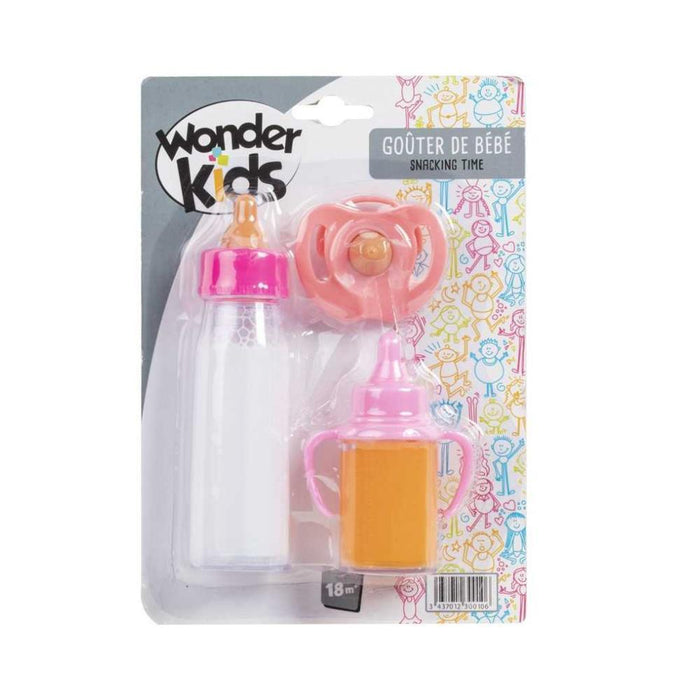 2 Biberões Mágicos e Chupeta Wonder Kids